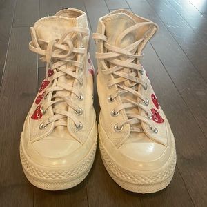 Comme dos garcons play x converse